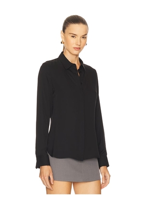 Theory Classic Fitted Shirt in Black. Size S. Also in M, XL, XS.