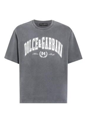 Dolce & Gabbana logo-print short-sleeve T-shirt - Grey