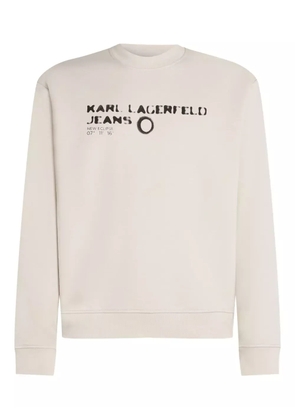 Karl Lagerfeld Jeans Eclipse logo sweatshirt - Neutrals