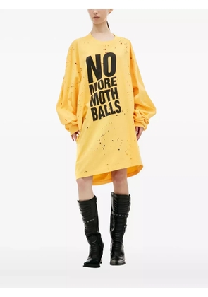 Doublet distressed cotton dress - Yellow