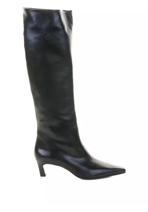 Roberto Festa 50mm leather pointed-toe boots - Black