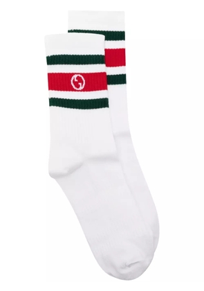 Gucci Interlocking G mid-calf socks - White