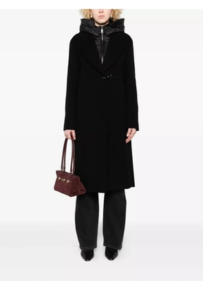 Fay hooded coat - Black