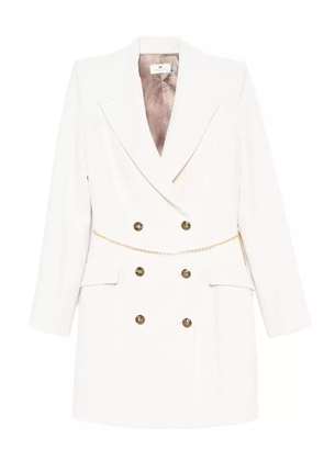 Elisabetta Franchi double-breasted dress - Neutrals