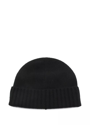 kujten ribbed-brim wool beanie - Black