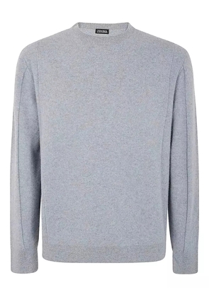 Zegna round-neck sweater - Grey