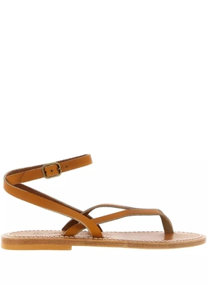 K. Jacques Smyrne leather sandals - Brown