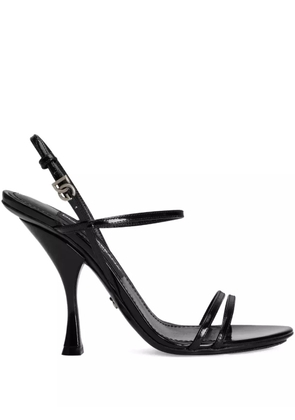 Dolce & Gabbana 105mm ankle-strap leather sandals - Black