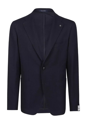 Tagliatore single-button wool blazer - Blue