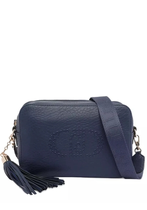 LIU JO logo-embellished tassel cross body bag - Blue