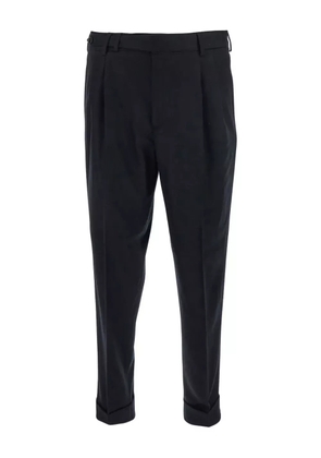 PT Torino darted cuffed trousers - Black
