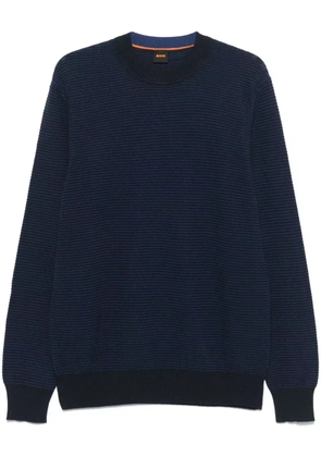 BOSS two-tone sweater - Blue