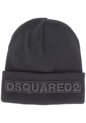 DSQUARED2 embroidered logo hat - Black