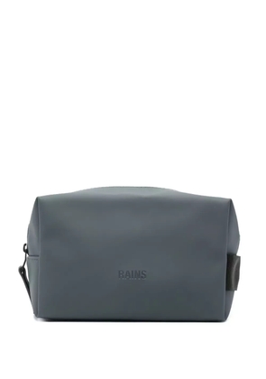 Rains zip-top wash bag - Blue