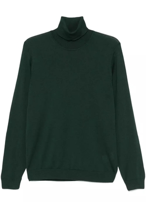BOSS turtleneck virgin wool sweater - Green
