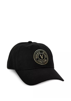 Versace Jeans Couture logo-plaque baseball cap - Black