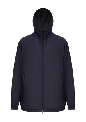 Zegna hooded zip-up jacket - Blue