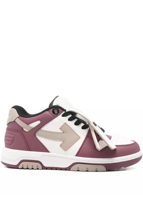 Off-White Out Of Office leather sneakers - Red