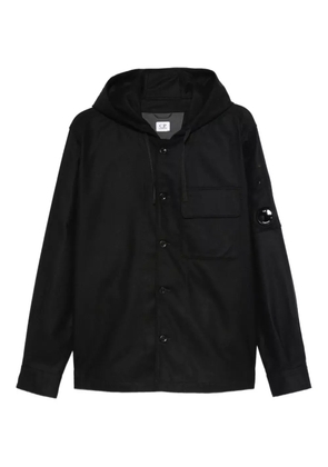 C.P. Company flap-pocket hooded jacket - Black