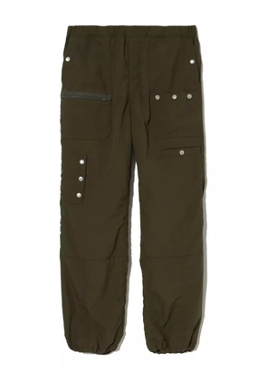 Undercover contrast-pocket cargo pants - Green