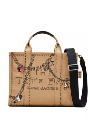 Marc Jacobs The Trompe L'oeil Charm Canvas Medium Tote bag - Brown