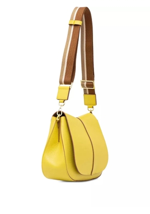 GIANNI CHIARINI Helena leather flap satchel - Yellow