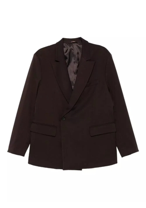 IMPERIAL single-breasted cotton blazer - Brown