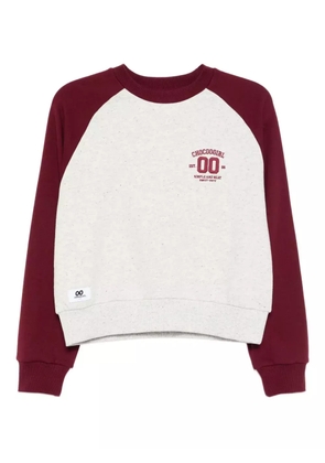 CHOCOOLATE logo-embroidered sweatshirt - Grey