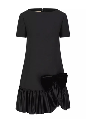 Valentino Garavani crepe couture short dress - Black