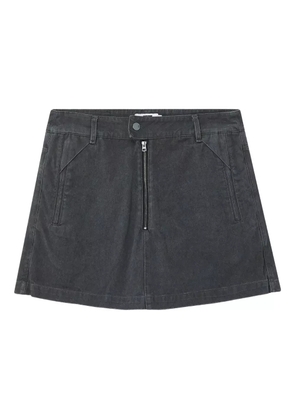 izzue zip-front pocket shorts - Black