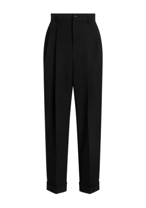 Dolce & Gabbana pleated cuffed trousers - Black