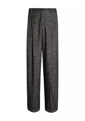 Dolce & Gabbana herringbone pleated trousers - Grey