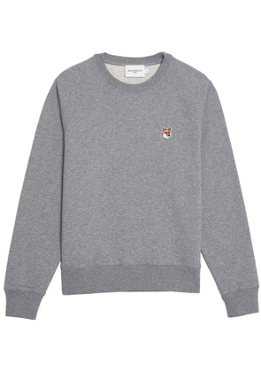 Maison Kitsuné fox head patch-detail sweatshirt - Grey