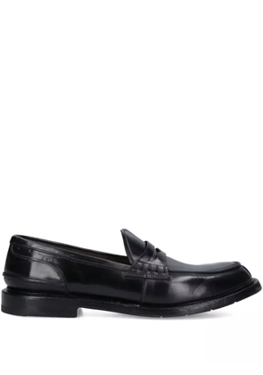 Premiata penny-slot leather loafers - Black