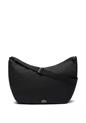 Lacoste crescent-shaped zip-top cross body bag - Black