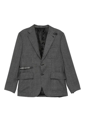 Brioni checked blazer - Grey