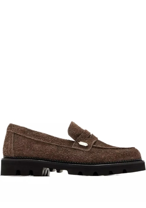 Collegium Pillar Lug penny loafers - Brown