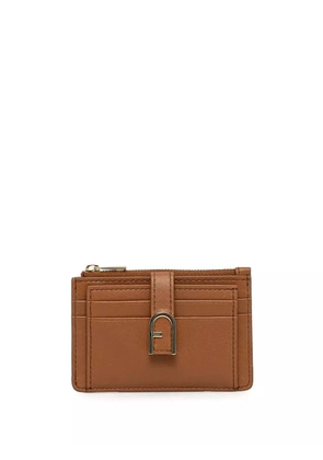 Furla Flow card holder - Brown