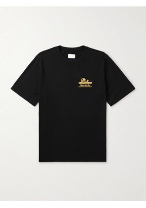 Aimé Leon Dore - Unisphere Logo-Print Cotton-Jersey T-Shirt - Men - Black - XS