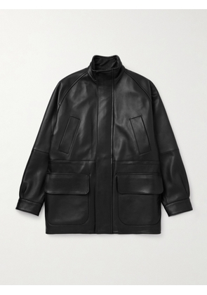 Stòffa - Traveler Leather Jacket - Men - Black - IT 46