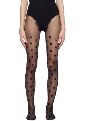 MISBHV Black Monogram Tights