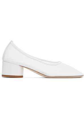 Dear Frances White Balla Pump Mesh Heels