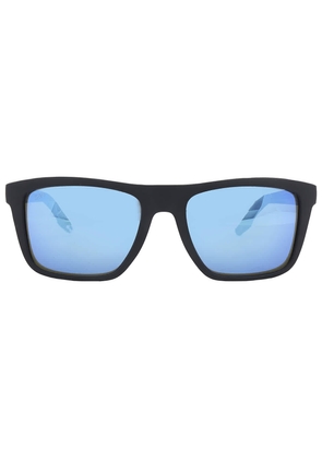 Costa Del Mar Mainsail Blue Mirror Polarized Glass Mens Sunglasses 6S9107 910701 55