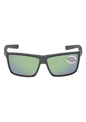 Costa Del Mar RINCONCITO Green Mirror Polarized Glass Rectangular Mens Sunglasses RIC 11 OGMGLP 60