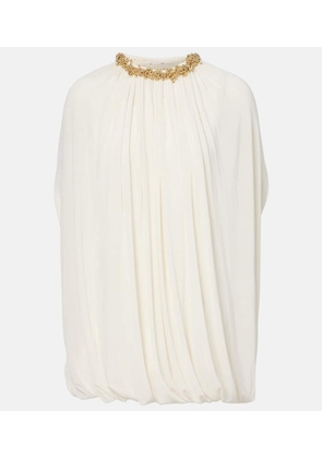 Xu Zhi Embellished draped minidress