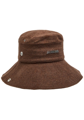 Jacquemus Le Bob De Nimes Wool Bucket hat - Dark Brown - 58 (58cm / M)