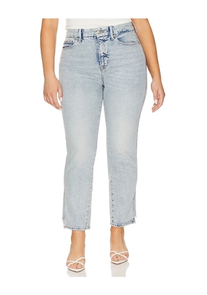 Good American Good Curve Straight Jeans in Denim-Light. Size 18. Also in 20, 28, 30, 6.