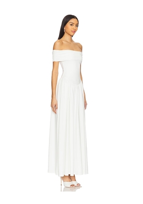 MORE TO COME Brielle Maxi Dress in White. Size L. Also in M, S, XL, XS, XXS.