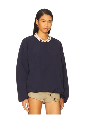 LIONESS Sweetness Jersey Top in Navy. Size L. Also in M, S, XL, XS, XXS.