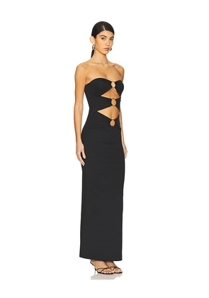 superdown Luciana Maxi Dress in Black. Size L. Also in XL.